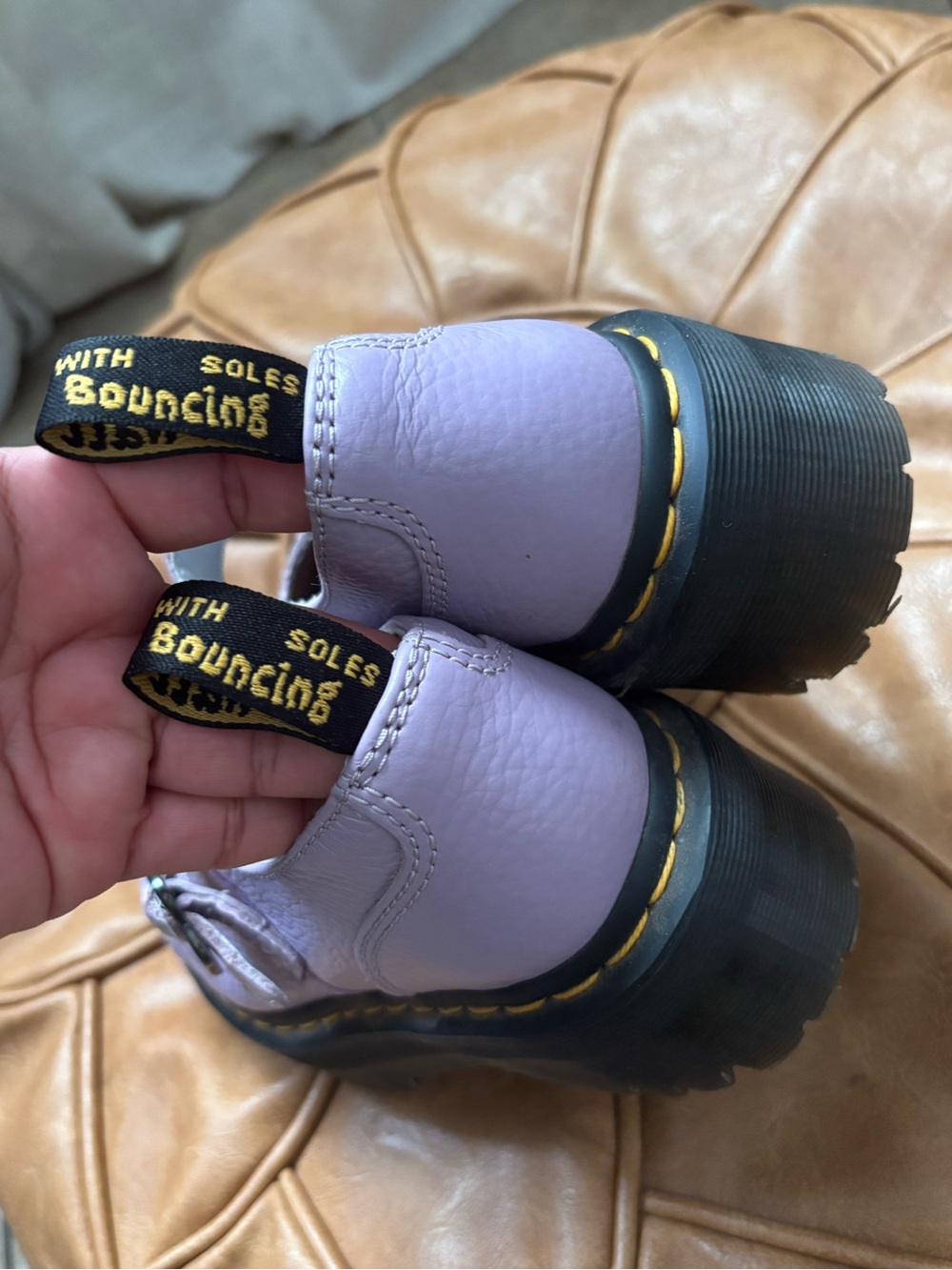 Dr. Martens Addina Quad Flower Mary Janes Lavender - Picture 6 of 11